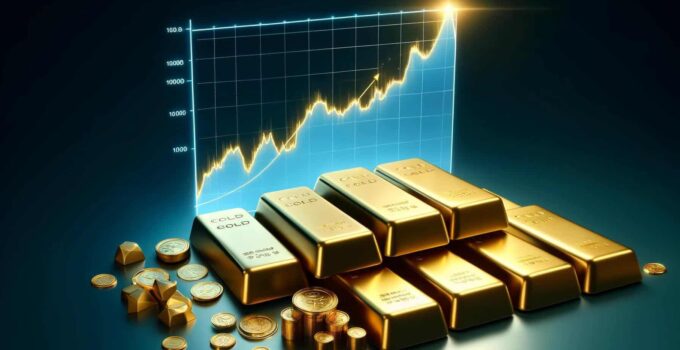 gold price chart 10 years